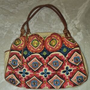 Colorful Embroidered Women's Bag